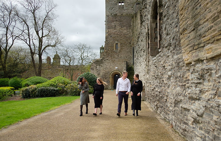 Photo of the whole Evolve business finance team