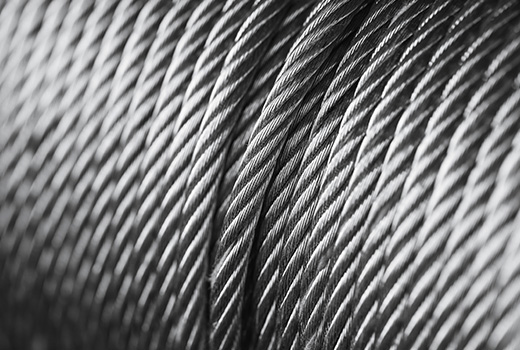 Thick metal cables